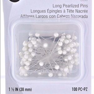 Long Pearlized Pins